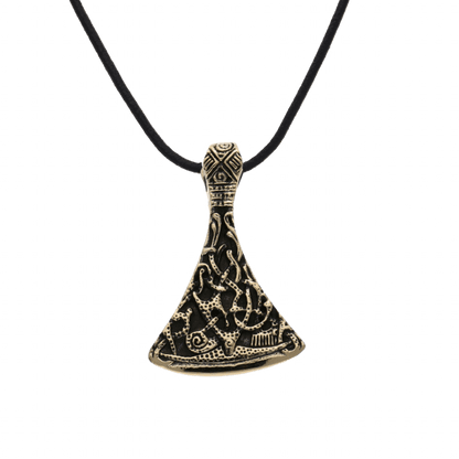 vkngjewelry Pendant Viking Axe Ornament from Mammen Village Bronze Pendant