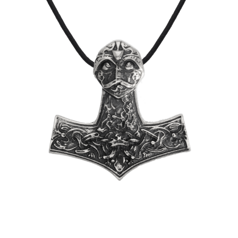 vkngjewelry Pendant Thor's Hammer Mjolnir Norse Sterling Silver Pendant