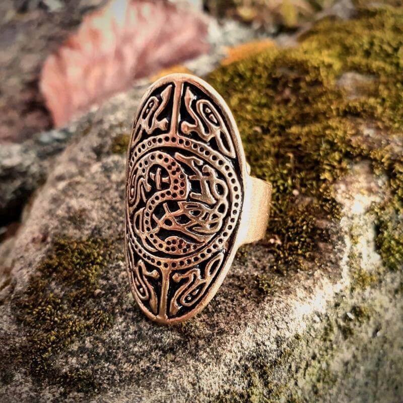 vkngjewelry Bagues Anglo-Saxon Ring of Thames Bronze