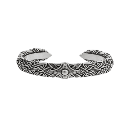 vkngjewelry Bracelet Viking Armring With Traditional Scandinavian Pattern
