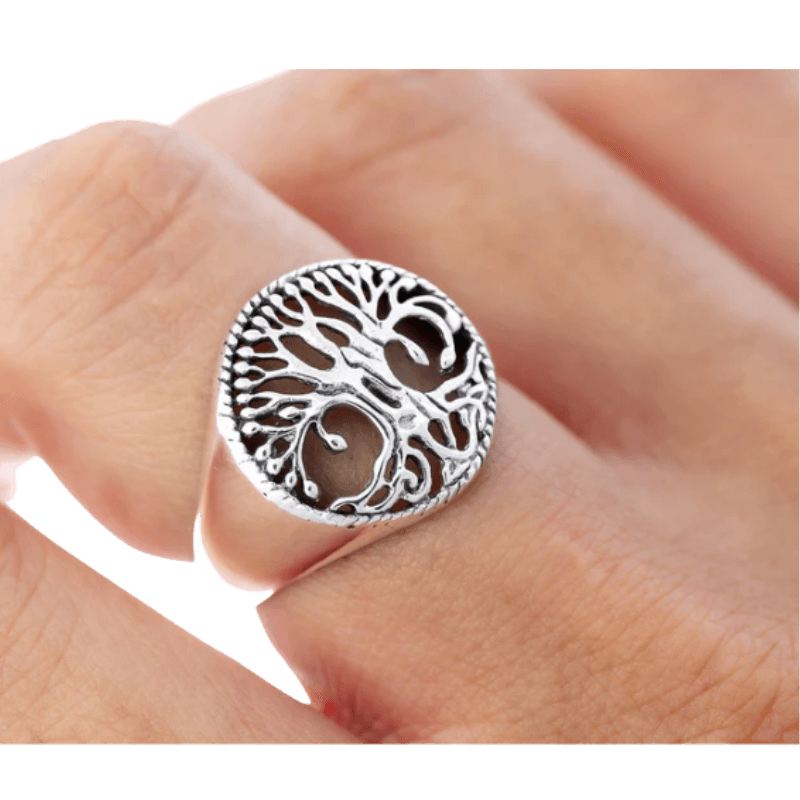vkngjewelry bijoux Women's jewellery Tree Of Life Pendant, Yggdrasil Earrings and Yggdrasil Ring