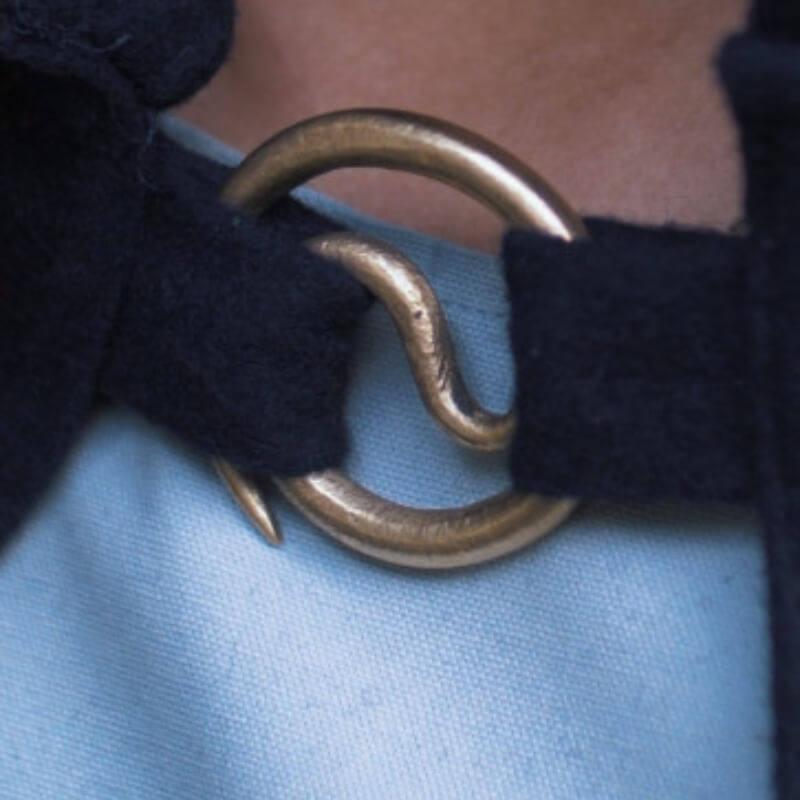 vkngjewelry Apparel & Accessories Cloak Set Hibernus with spiral brooch