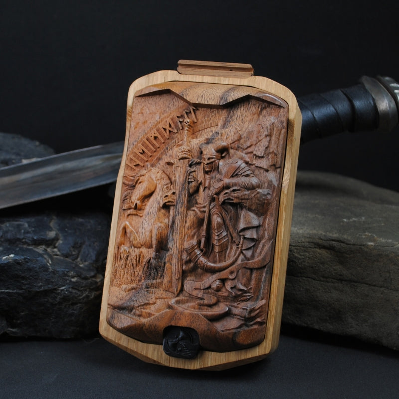 vkngjewelry Watches Odin Viking Wooden Watch