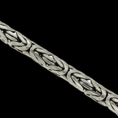 vkngjewelry Bracelet 925 Sterling Silver Viking King's Byzantine Bracelet