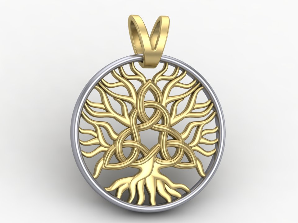 vkngjewelry Custom Yggdrasil Pendant
