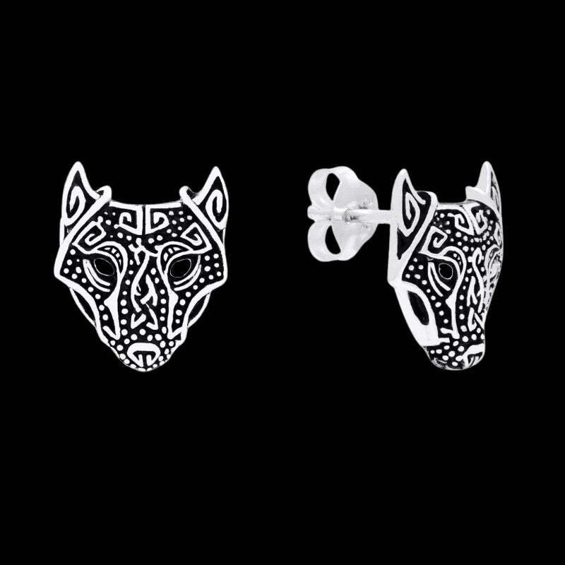 vkngjewelry Gift Boxes & Tins Gift Box Wolf Set Pendant and Earrings