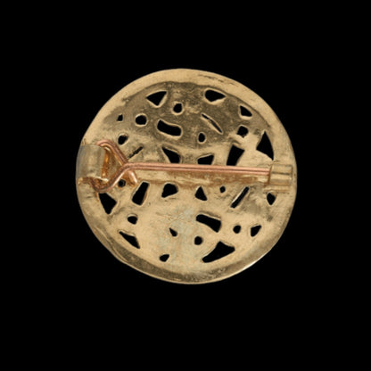 vkngjewelry brooch Handcrafted Finlandia Brooch Bronze