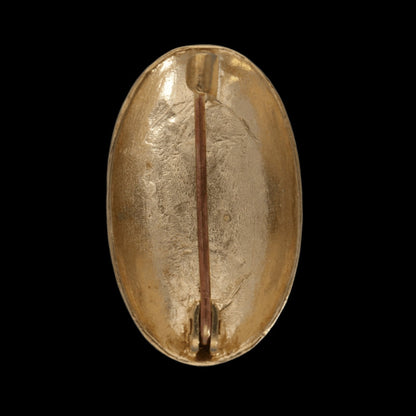vkngjewelry brooch Handcrafted Vendel Era Turtle Bronze Brooch x2