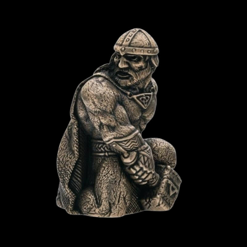 vkngjewelry Sculpture Thor Statuette Bronze