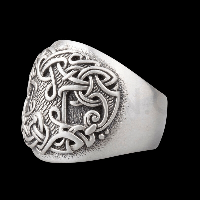 vkngjewelry Bagues Handcrafted Yggdrasil : Tree Of Life Viking Silver Ring