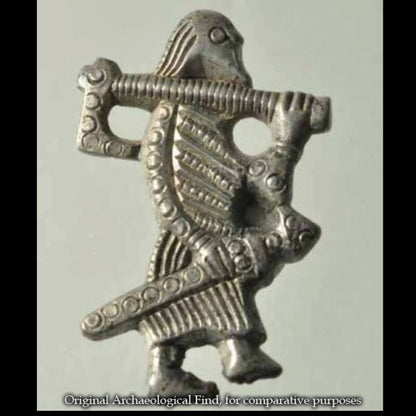 vkngjewelry Pendant Warrior Amulet from Klahammar