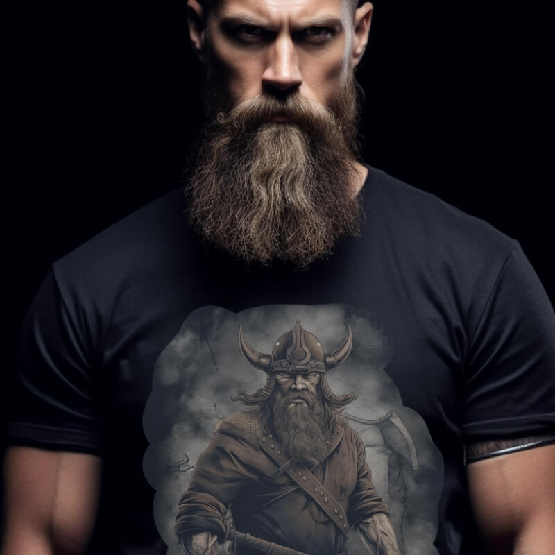 Printify T-Shirt Warrior V18 V.K.N.G™ T-Shirt