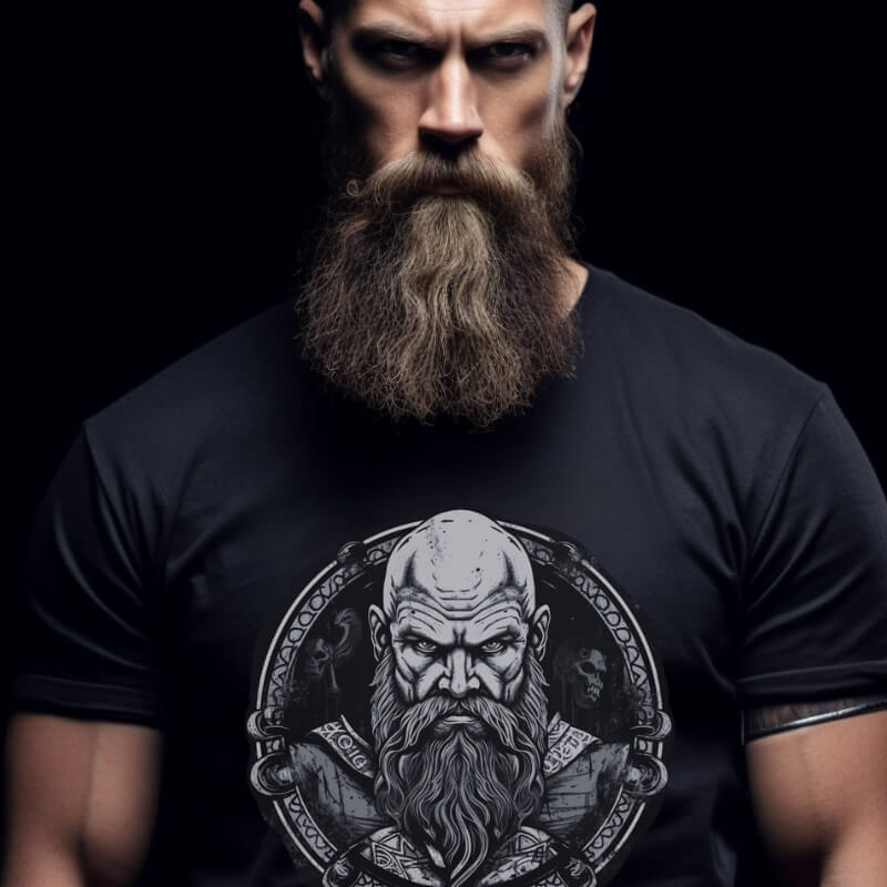 Printify T-Shirt Warrior V7  V.K.N.G™ T-Shirt