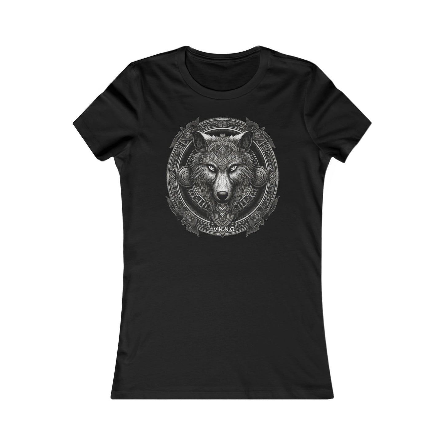 Printify T-Shirt Wolf V2  V.K.N.G™  Girly Cut