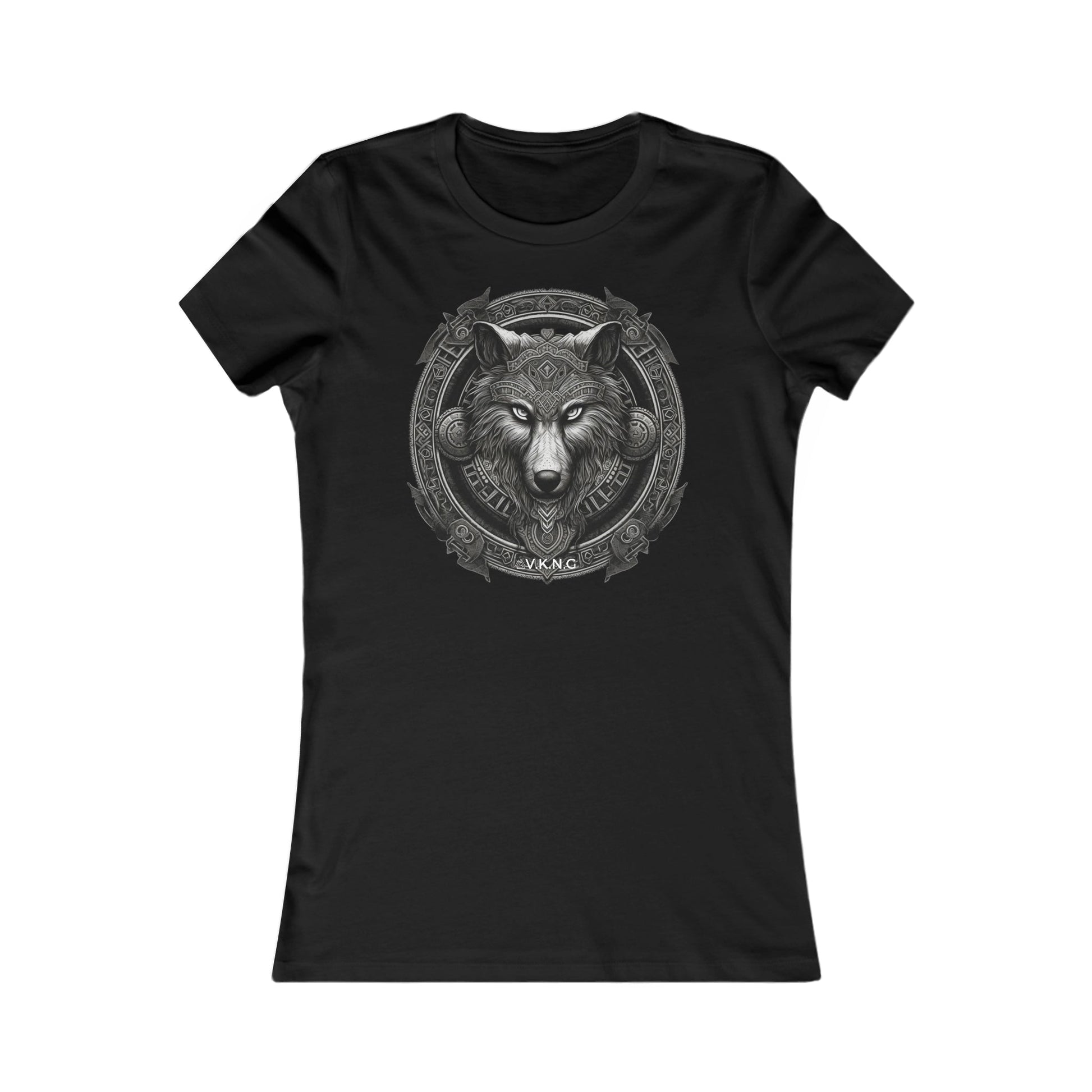 Printify T-Shirt Wolf V2  V.K.N.G™  Girly Cut