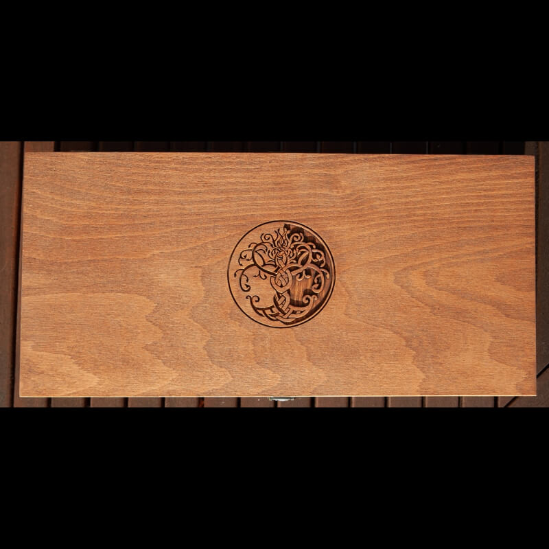 vkngjewelry boîte en bois Wooden Box For Axes