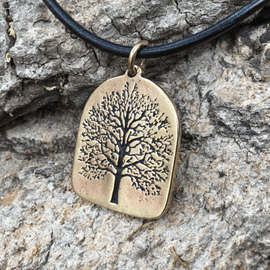 vkngjewelry Necklace Yggdrasil Antique Finish Bronze Pendant