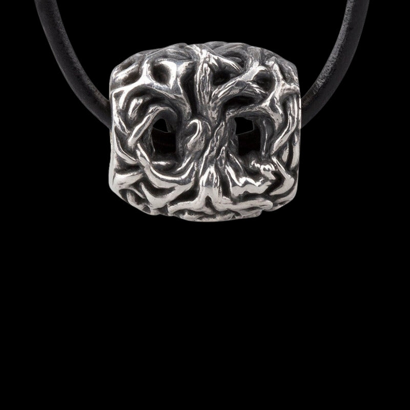 vkngjewelry Pendant Yggdrasil Ash Tree Bead Silver Sterling Pendant