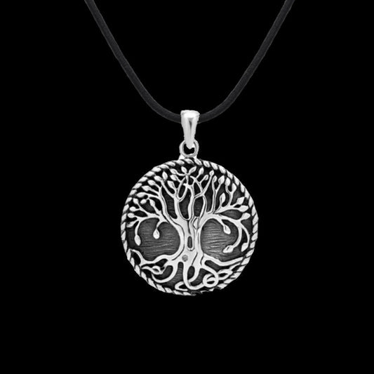 vkngjewelry Pendant Yggdrasil Norse Tree Of Life Sterling Silver Pendant