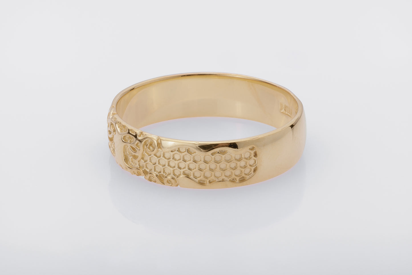 vkngjewelry Ring Handcrafted Yggdrasil Symbol Gold Ring