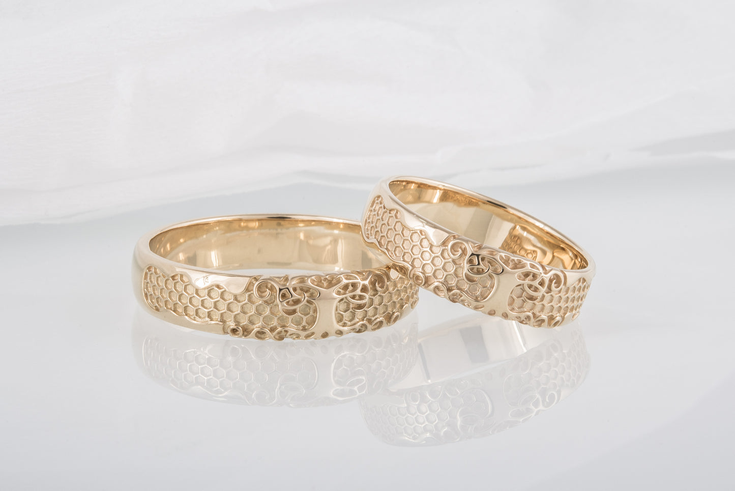 vkngjewelry Ring Handcrafted Yggdrasil Symbol Gold Ring