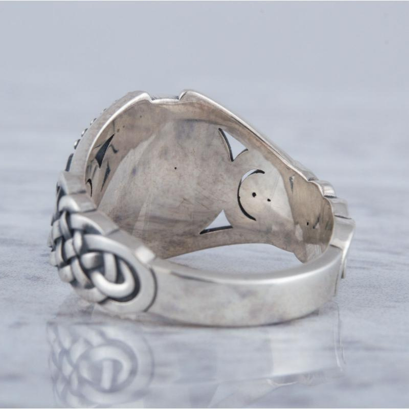 vkngjewelry Bagues Yggdrasil Symbol Viking Ornament Sterling Silver Ring