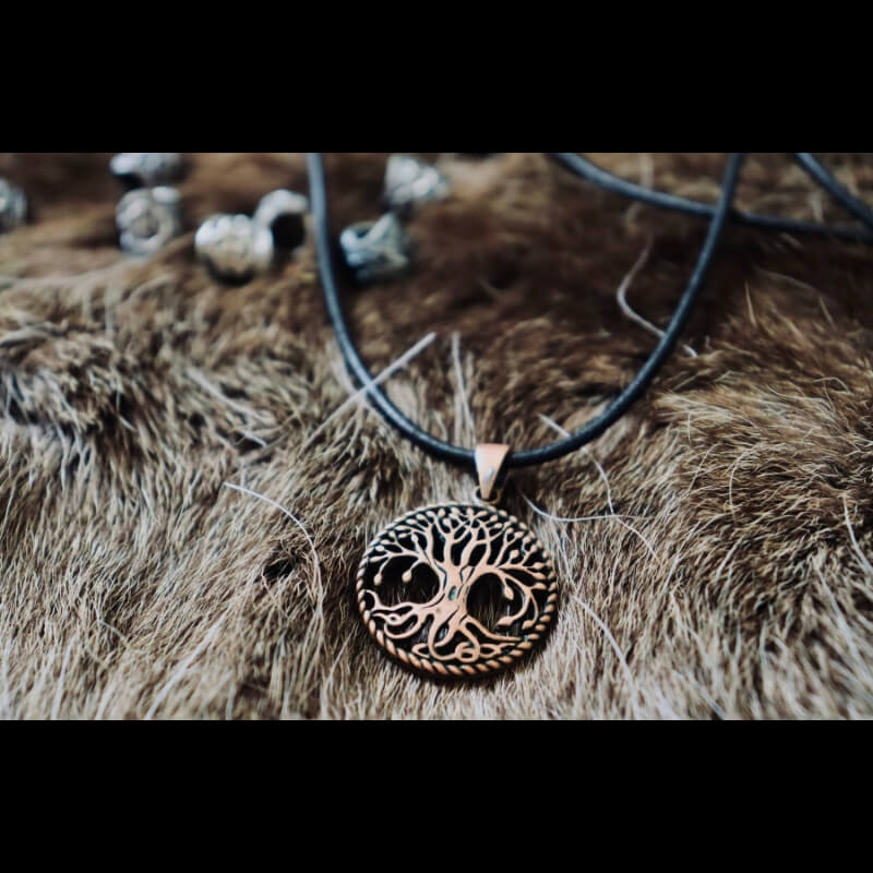 vkngjewelry Pendant Yggdrasil Tree Of Life Bronze Pendant