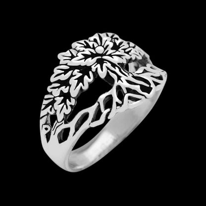 vkngjewelry Bagues Yggdrasil Unisex RING 925 STERLING SILVER